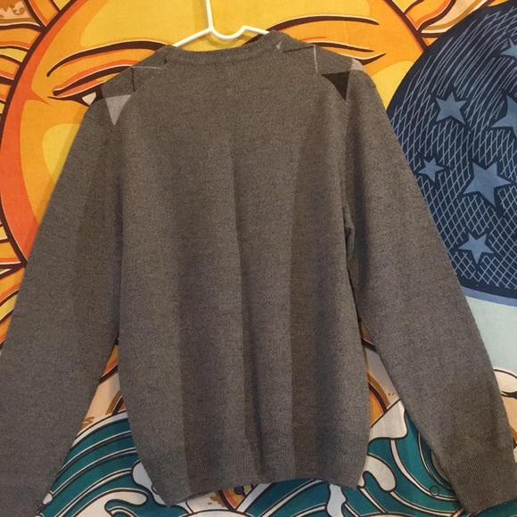 Dockers lightweight argyle sweater in browns MM - Picture 2 of 3